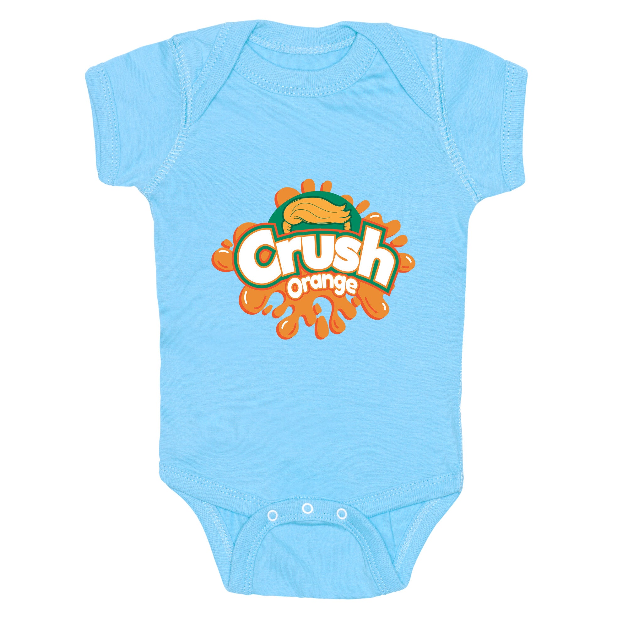 Orange Crush Harris Walz 2024 Baby One-Piece